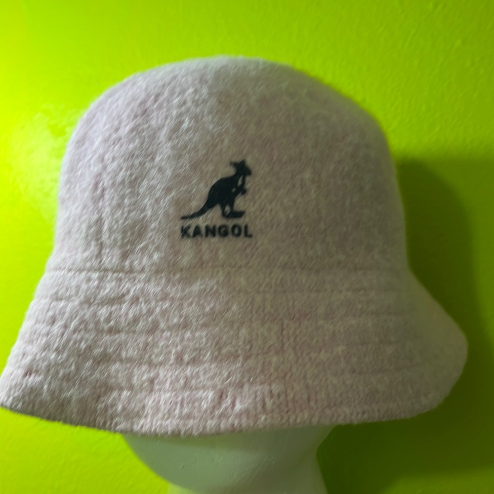 Pink Fuzzy Kangol Bucket Hat